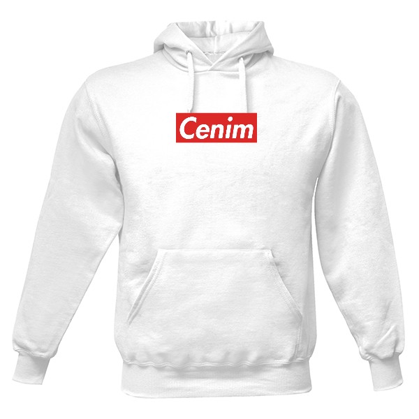 Pánská mikina s kapucí s potiskem klokanka cenim